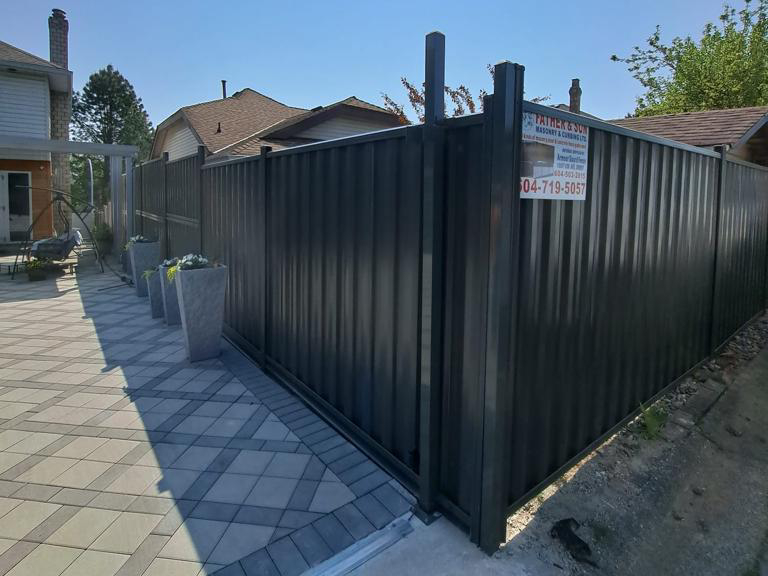 metal fence panels